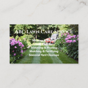Tarjeta De Visita Servicio Premium Lawnpro