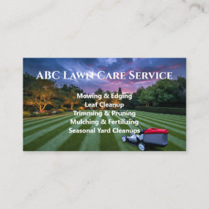 Tarjeta De Visita Servicio Premium Lawnpro