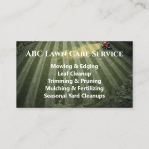 Tarjeta De Visita Servicio Premium Lawnpro