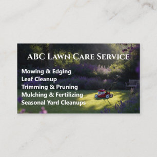Tarjeta De Visita Servicio Premium Lawnpro