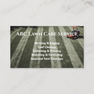 Tarjeta De Visita Servicio Premium Lawnpro