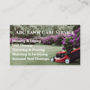Tarjeta De Visita Servicio Premium Lawnpro
