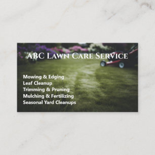 Tarjeta De Visita Servicio Premium Lawnpro