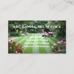 Tarjeta De Visita Servicio Premium Lawnpro