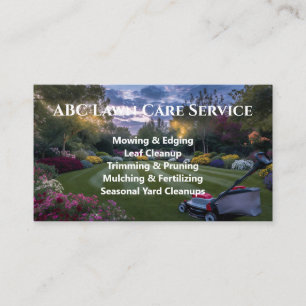 Tarjeta De Visita Servicio Premium Lawnpro