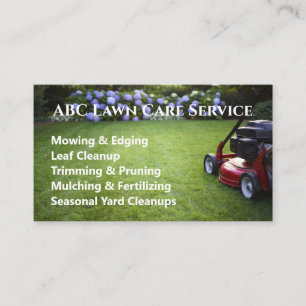 Tarjeta De Visita Servicio Premium Lawnpro