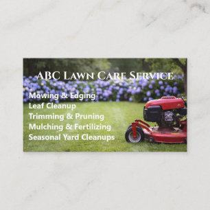 Tarjeta De Visita Servicio Premium Lawnpro