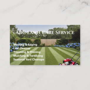 Tarjeta De Visita Servicio Premium Lawnpro