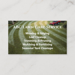 Tarjeta De Visita Servicio Premium Lawnpro