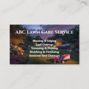 Tarjeta De Visita Servicio Premium Lawnpro