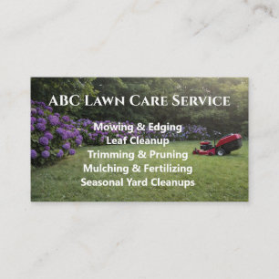 Tarjeta De Visita Servicio Premium Lawnpro