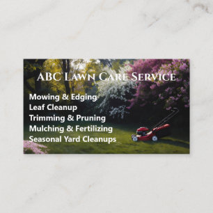 Tarjeta De Visita Servicio Premium Lawnpro