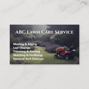 Tarjeta De Visita Servicio Premium Lawnpro