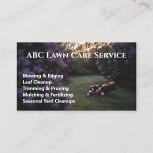 Tarjeta De Visita Servicio Premium Lawnpro