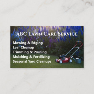Tarjeta De Visita Servicio Premium Lawnpro