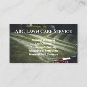 Tarjeta De Visita Servicio Premium Lawnpro