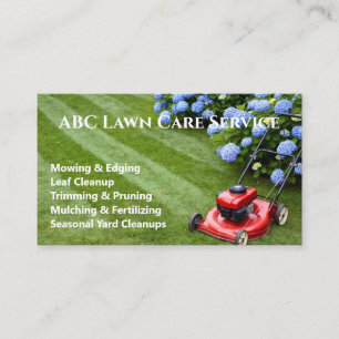 Tarjeta De Visita Servicio Premium Lawnpro