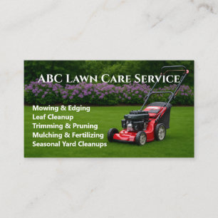 Tarjeta De Visita Servicio Premium Lawnpro
