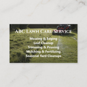 Tarjeta De Visita Servicio Premium Lawnpro