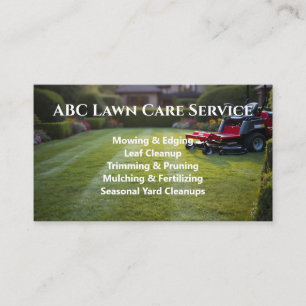 Tarjeta De Visita Servicio Premium Lawnpro