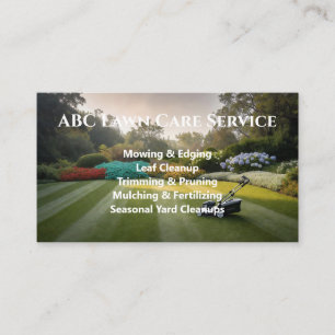 Tarjeta De Visita Servicio Premium Lawnpro