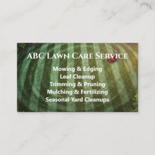 Tarjeta De Visita Servicio Premium Lawnpro