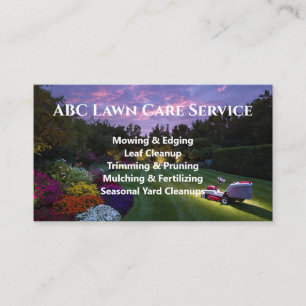 Tarjeta De Visita Servicio Premium Lawnpro