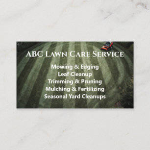 Tarjeta De Visita Servicio Premium Lawnpro