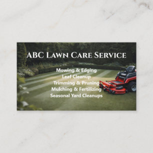 Tarjeta De Visita Servicio Premium Lawnpro