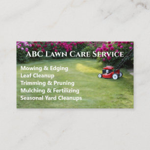 Tarjeta De Visita Servicio Premium Lawnpro