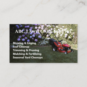 Tarjeta De Visita Servicio Premium Lawnpro