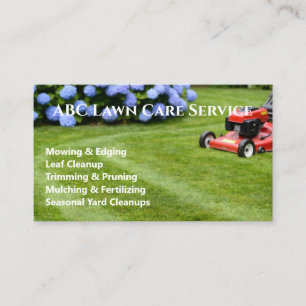 Tarjeta De Visita Servicio Premium Lawnpro