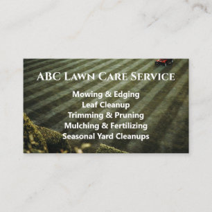 Tarjeta De Visita Servicio Premium Lawnpro