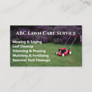 Tarjeta De Visita Servicio Premium Lawnpro