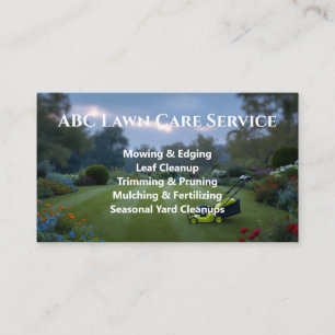 Tarjeta De Visita Servicio Premium Lawnpro