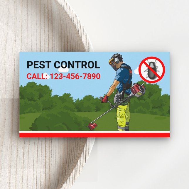 Tarjeta De Visita Servicio Profesional de Control de Plagas Extermin (Subido por el creador)
