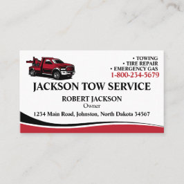 Tarjeta De Visita Servicio profesional de grúa remolque