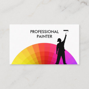 Tarjeta De Visita Servicio profesional de la pintura
