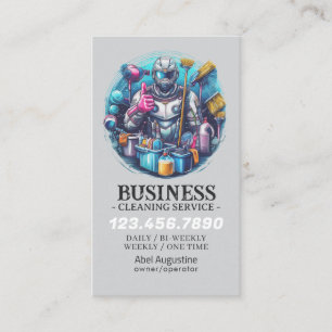 Tarjeta De Visita Servicio profesional de limpieza de casas limpieza
