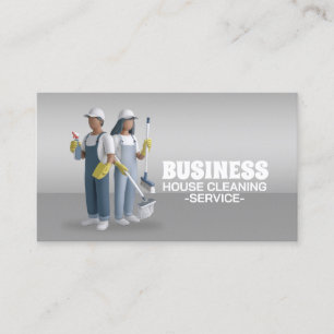 Tarjeta De Visita Servicio profesional de limpieza de casas limpieza
