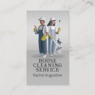 Tarjeta De Visita Servicio profesional de limpieza de casas limpieza