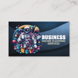 Tarjeta De Visita Servicio profesional de limpieza de casas y limpie