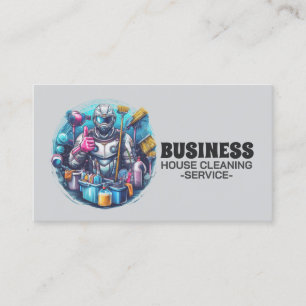 Tarjeta De Visita Servicio profesional de limpieza de casas y limpie
