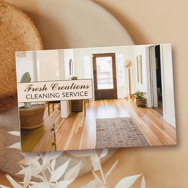 Tarjeta De Visita Servicio Profesional de Limpieza del Interior del  (Subido por el creador)