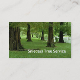 Tarjeta De Visita Servicio Trimmer de árbol