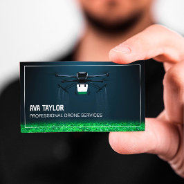 Tarjeta De Visita Servicios aéreos de drones UAV
