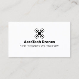 Tarjeta De Visita Servicios aéreos de fotografía por drones y de víd