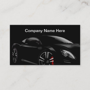 Tarjeta De Visita Servicios automotrices Cool Car