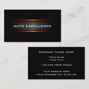Tarjeta De Visita Servicios Automotrices Modernos