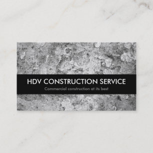 Tarjeta De Visita Servicios comerciales de la construcción
